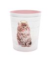 Quo Vadis - Corbeille à papier - 7L - métal - disponible en différents modèles chien / chat