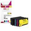 Cartouche remanufacturée HP 963XL - 3JA30AE - pack de 4 - cyan, magenta, jaune, noir - Owa