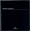 Agenda Boréal Compact² - 1 semaine sur 2 pages - 16,5 x 16,5 cm - noir - Oberthur