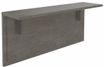 Tablette pour banque d'accueil OLA - réglable en hauteur - L60 x P30 cm - equerre carbone (A positionner sur module haut ou retour direct haut) - chêne gris