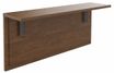 Tablette pour banque d'accueil OLA - réglable en hauteur - L60 x P30 cm - equerre carbone (A positionner sur module haut ou retour direct haut) - noyer