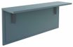 Tablette pour banque d'accueil OLA - réglable en hauteur - L100 x P30 cm - equerre carbone (A positionner sur module haut ou retour direct haut) - bleu argile