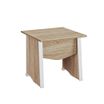 Bureau MAMBO - 80 cm - Pieds panneaux - Chêne Sonoma/blanc