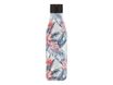Les Artistes Paris - Gourde Bouteille isotherme 500 ml - Palmiers et flamants roses - acier inoxydable