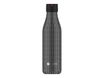 Les Artistes Paris - Gourde Bouteille isotherme 500 ml - noir texture métal - acier inoxydable