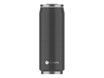 Les Artistes Paris - Canette isotherme - noir texture métal - 500 ml - acier inoxydable