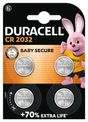 DURACELL CR2032 - 4 piles boutons - 3V