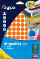 Apli Agipa - Etui A5 - 960 Pastilles oranges - diamètre 15 mm - réf 114315