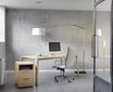 Bureau ABSOLU - 180x90 cm - Pieds bois - Chêne structuré