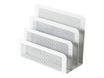 Clementina Frog - Porte lettres métal/mesh - blanc