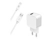 BigBen Connected - chargeur secteur pour smartphone + câble USB A/USB C - blanc