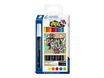 STAEDTLER Lumocolor 349 - Pack de 6 marqueurs peinture liquide - Pointe 2,4 mm - Couleurs assorties