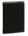 Agenda à élastique Silk Affaires Prestige - 1 semaine sur 2 pages - 10 x 15 cm - noir - Quo Vadis
