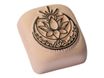 LaDot - Pierre pour tatouage éphémère - en céramique - taille L (4 x 5 cm) - lotus 