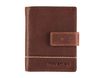 Maverick Rough Gear - Portefeuille - compact RFID - cuir de buffle pleine fleur à tannage végétal - brun