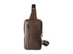 Maverick brown - Sac à bandoulière - cuir - cuir de vachette pleine fleur tanné végétal - brun
