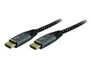MCL Samar - Câble HDMI mâle pour HDMI mâle - 2 m - gris, noir