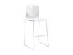 Chaise haute TECSUP - 4 pieds - coque blanche