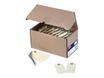 Apli Agipa - 1000 Etiquettes américaines avec fil de fer - 10 x 5,1 cm - crème