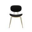 Chaise OLYMPE - 4 pieds - noir