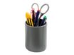 Quo Vadis Satiny - Pot à crayons - 7,5 x 10 cm - peau de vache - gris