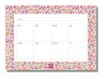 Blue Art Mr & Mrs Clynk Lila - Agenda 1 semaine sur 2 pages - 19 x 27 cm - jardin fleuri