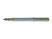 Enzo Varini Palazzo Maiolica - Stylo plume - fond blanc motif bleu