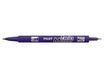 Pilot TWIN MARKER - Marqueur permanent - double pointe fine / extra fine - violet