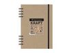 Clairefontaine Kraft - Carnet de dessin à spirale - A4 - 80 feuilles - 115 gr