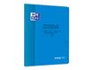 Oxford EasyBook - Cahier polypro de travaux pratiques (TP) - 24 x 32 cm - 80 pages - grands carreaux (Seyes)/uni - disponible dans différentes couleurs