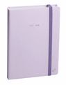 Agenda à élastique Pastel - 1 jour par page - 12 x 17 cm - parme - Quo Vadis