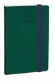 Agenda à élastique Everest Planning 16 mois - 1 semaine sur 2 pages - 15 x 21 cm - vert forêt - Quo Vadis