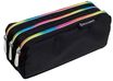 Trousse rectangulaire Rainbow - 3 compartiments - noir - Exacompta