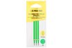 Les Prix Mini - Pack de 3 recharges pour stylo gel effaçable - vert