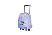 Sac à dos maternelle à roulettes Chacha Lovely - 1 compartiment - bleu lavande - Kid'Abord