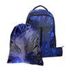 Sac à dos + sac gym + trousse 2 compartiments - bleu - Bagtrotter