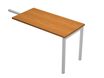 Retour direct pour Bureau Trend pieds métal arche - L120 - plateau imitation aulne
