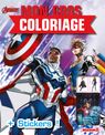 MARVEL AVENGERS - MON GROS COLORIAGE + STICKERS !(FALCON ET CAPTAIN MARVEL)
