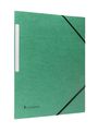 Conquérant - Chemise à élastique 3 rabats - A4 - Carte recyclée 350gr - Vert