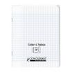 Conquérant Classique - Cahier polypro à rabat - 17 x 22 cm - 96 pages - grands carreaux (Seyes) - transparent