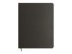 de KEMPEN - Carnet de notes - 17 x 22 cm - 192 pages - papier crème - uni - ashblack