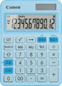 Calculatrice de bureau Canon LS-125KB - 12 chiffres - alimentation batterie et solaire - bleu clair
