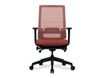 Fauteuil de bureau BRIAN - accoudoirs réglables - Appui-tête en option - dossier en résille - rouge