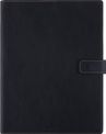 Agenda Milano - 1 semaine sur 2 pages - 22 x 28 cm - noir - Oberthur