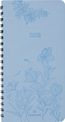 Agenda de poche spiralé Primrose - 1 semaine sur 2 pages - 9,5 x 17 cm - corail - Oberthur