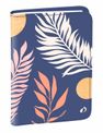 Quo Vadis Bloom - Agenda - 2025 - semainier - mini - 100 x 150 mm - portrait - papier blanc - nature - fleurs - couverture bleue - synthétique