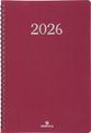 Agenda spiralé Galway - 1 semaine sur 2 pages - 19 x 24,5 cm - anthracite - Oberthur