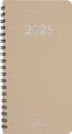 Agenda de poche spiralé Galway - 1 semaine sur 2 pages - 9,5 x 17 cm - olive - Oberthur