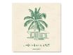 BLUE ART Nouvelle - Calendrier - 2025 - palm tree by Agathe Marty - 14 pages - 30 x 30 cm