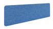 Écran de séparation acoustique pour bureau (sans support de fixation) - L180 x h40 cm - bleu denim